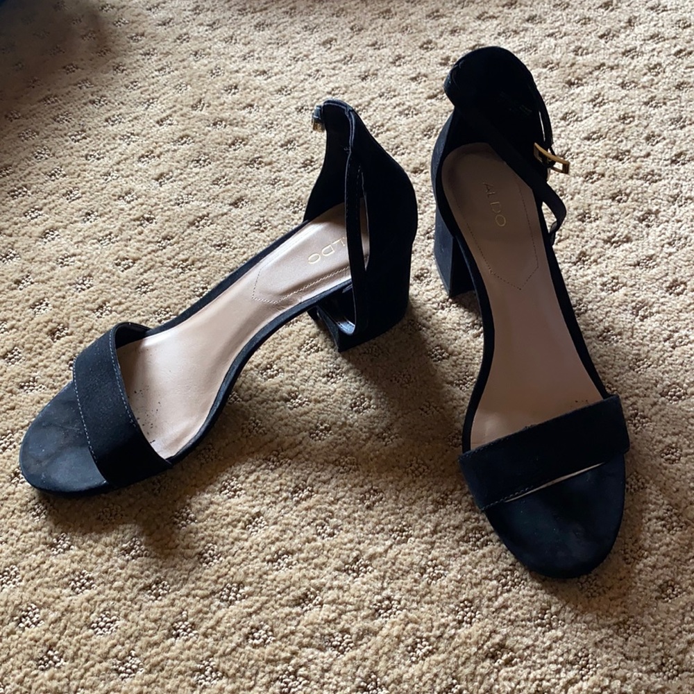Aldo, 2in sandal, black